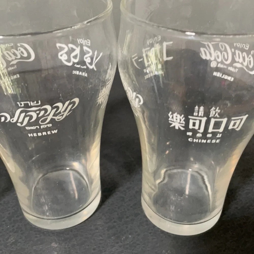 Coca Cola set four